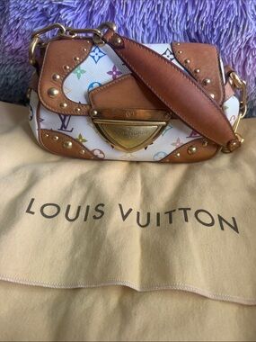 Louis Vuitton  Multicolor Monogram White Marilyn  Shoulder Bag